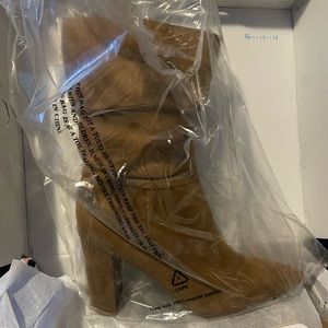 Sz 7.5 NIB Nine West Jenn Women's Suede Ankle Boots by Nine West